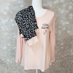 NWOT GIRL SQUAD 2PC. PAJAMA SET